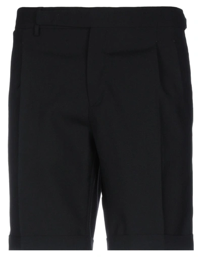 Shop Briglia 1949 Man Shorts & Bermuda Shorts Black Size 32 Virgin Wool