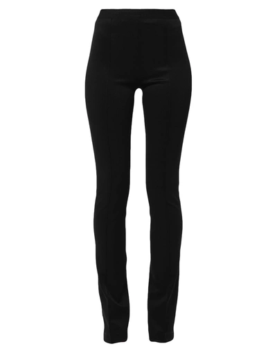 Shop Helmut Lang Woman Pants Black Size L Viscose, Polyamide, Elastane