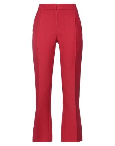Shop Valentino Garavani Woman Pants Red Size 6 Virgin Wool, Silk