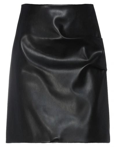 Shop Patou Woman Midi Skirt Black Size 6 Polyurethane, Polyester
