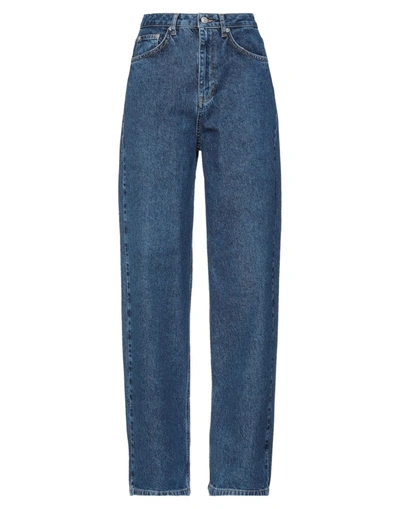 Shop Na-kd Woman Jeans Blue Size 8 Cotton