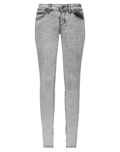 Shop Philipp Plein Jeans In Grey