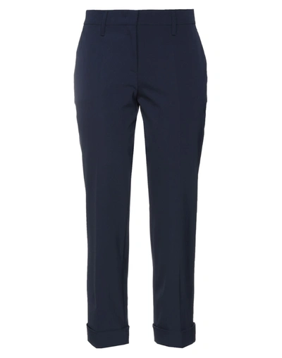 Shop Prada Woman Pants Midnight Blue Size 6 Polyester, Elastane