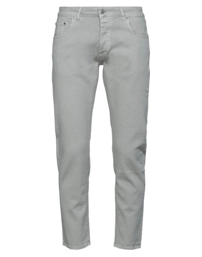 Shop Be Able Man Denim Pants Grey Size 32 Cotton, Elastane