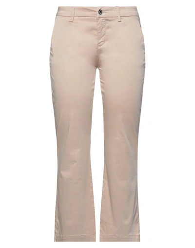 Shop Liu •jo Woman Pants Light Brown Size 31 Cotton, Elastane In Beige