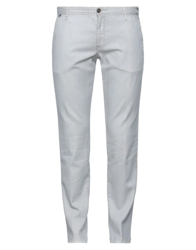 Shop At.p.co At. P.co Man Pants Light Grey Size 40 Cotton, Linen, Elastane