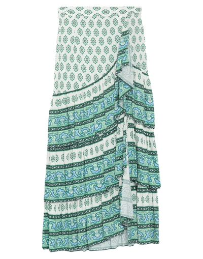 Sandro Long Skirts In Green