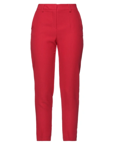 Shop Mem.js Mem. Js Woman Pants Red Size 8 Polyester