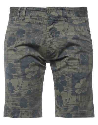 Shop Altatensione Shorts & Bermuda Shorts In Military Green