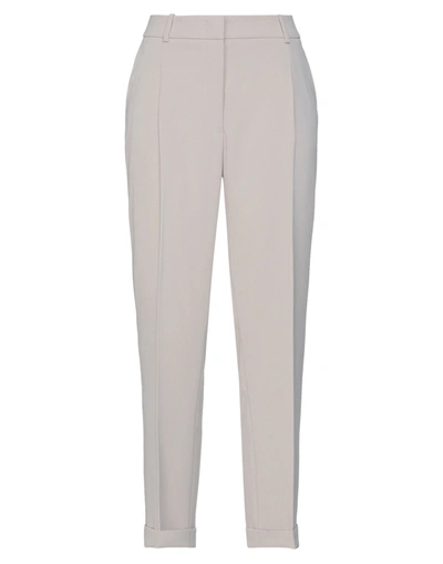 Shop Peserico Sign Pants In Light Grey