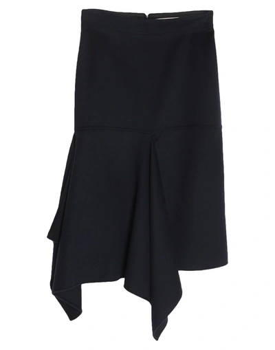 Shop Ports 1961 Woman Maxi Skirt Midnight Blue Size 4 Wool, Cashmere
