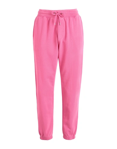 Shop Colorful Standard Woman Pants Fuchsia Size M Organic Cotton In Pink