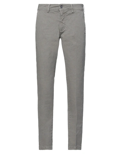 Shop Frankie Morello Man Pants Light Grey Size 36 Cotton, Elastane