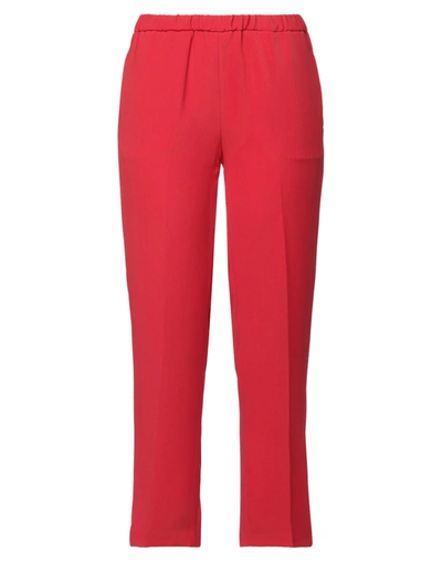 Shop 1-one Woman Pants Red Size 4 Polyester