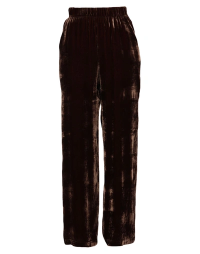 Shop Irie Pants In Dark Brown