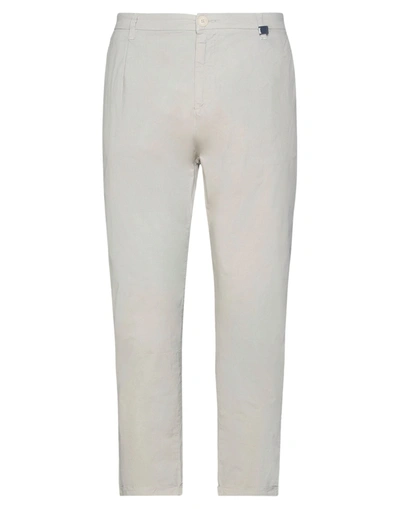 Shop Impure Man Pants Light Grey Size 36 Cotton, Elastane