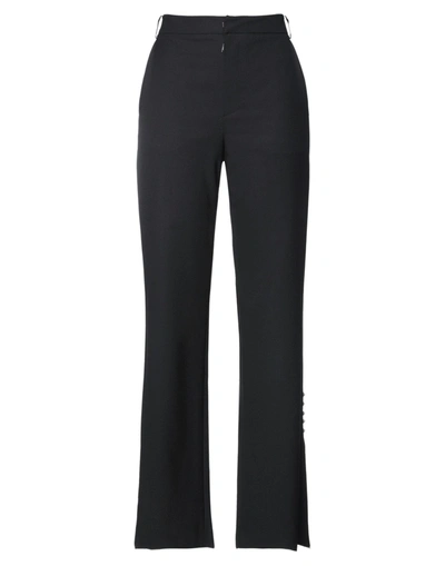 Shop Adeam Woman Pants Black Size 8 Rayon, Polyester, Wool, Polyurethane