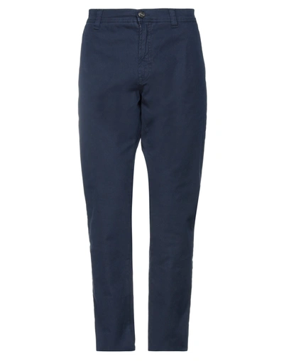 Shop Nicwave Man Pants Midnight Blue Size 40 Cotton, Elastane