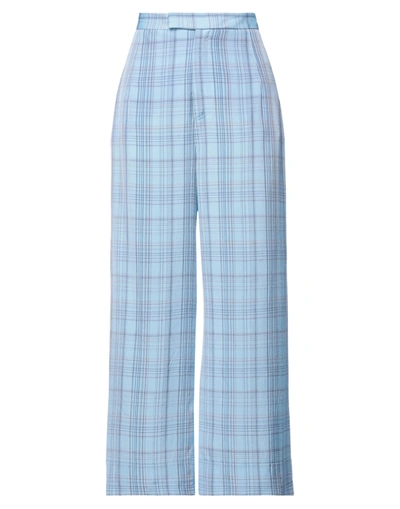 Shop Jejia Woman Pants Azure Size 6 Viscose In Blue