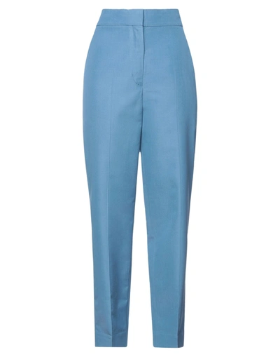 Shop Ports 1961 Woman Pants Pastel Blue Size 10 Silk