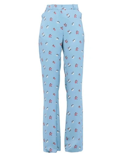 Shop Mulberry Pants In Azure