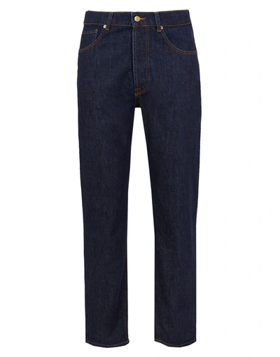 Shop 8 By Yoox Man Jeans Blue Size 33 Organic Cotton