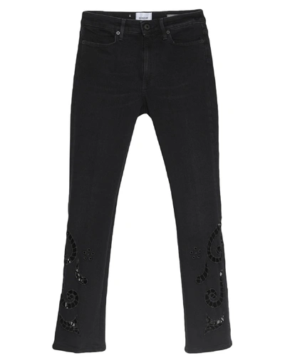 Shop Dondup Woman Jeans Black Size 28 Cotton, Elastomultiester, Elastane