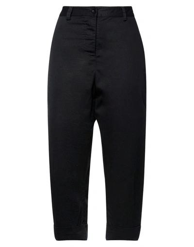 Shop Brag-wette Woman Cropped Pants Black Size 8 Cotton, Elastane