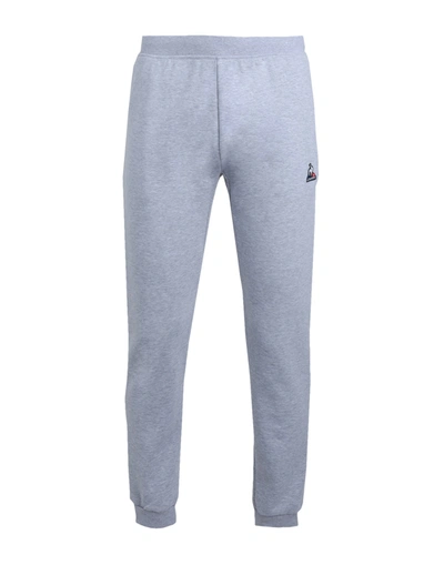 Shop Le Coq Sportif Ess Pant Regular N°3 M Man Pants Light Grey Size Xl Cotton, Polyester
