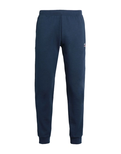 Shop Le Coq Sportif Ess Pant Regular N°3 M Man Pants Midnight Blue Size S Cotton, Polyester