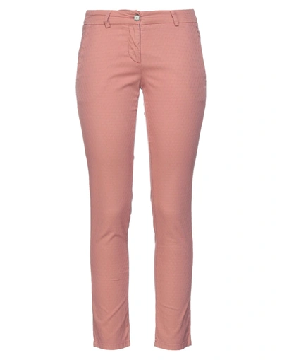 Shop Siviglia Woman Pants Pastel Pink Size 28 Cotton, Elastane