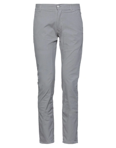 Shop Grey Daniele Alessandrini Man Pants Grey Size 36 Cotton, Elastane