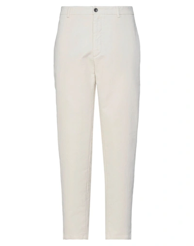 Shop Department 5 Man Pants Ivory Size 34 Cotton In White