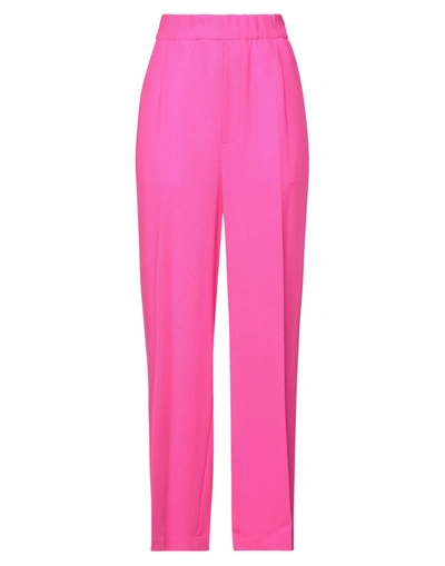Shop Jejia Woman Pants Fuchsia Size 4 Wool In Pink