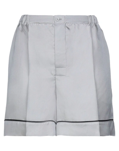Shop Prada Shorts & Bermuda Shorts In Grey