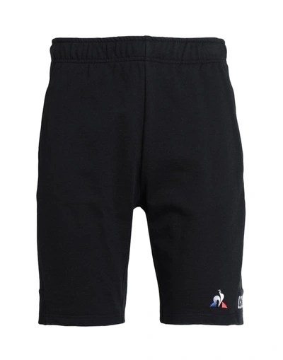 Shop Le Coq Sportif Ess Short Regular Man Shorts & Bermuda Shorts Black Size S Cotton