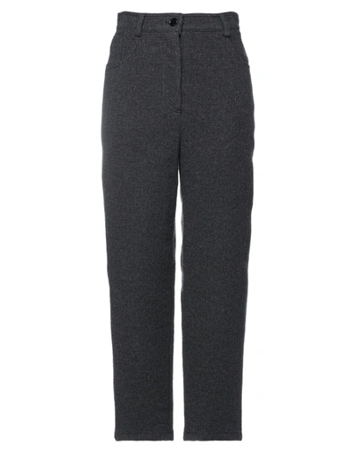 Shop M Missoni Woman Pants Lead Size 4 Wool, Polyamide, Cotton In Grey