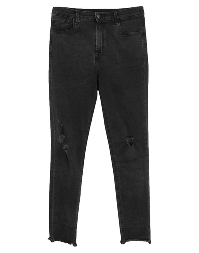 Shop J Brand Woman Denim Pants Black Size 25 Cotton, Polyacrylic, Elastane