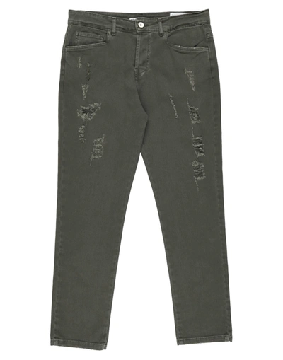 Shop Neill Katter Man Jeans Military Green Size 31 Cotton, Elastane