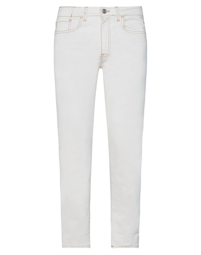 Shop Low Brand Man Jeans White Size 35 Cotton, Elastane