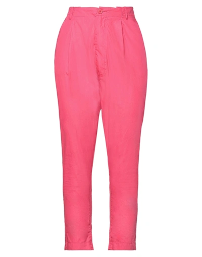 Shop Virna Drò® Virna Drò Woman Pants Fuchsia Size 8 Cotton In Pink