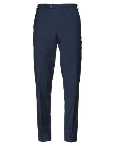 Shop Marco Pescarolo Man Pants Midnight Blue Size 42 Wool