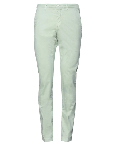 Shop Mason's Man Pants Light Green Size 40 Cotton, Elastane