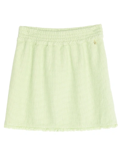 Shop Souvenir Woman Mini Skirt Sage Green Size M Cotton