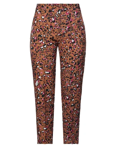Shop Altea Woman Pants Brown Size 8 Polyester, Elastane
