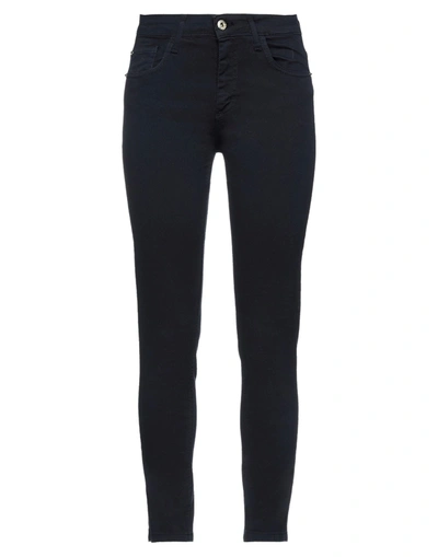 Shop Cycle Woman Pants Midnight Blue Size 32 Cotton, Elastane