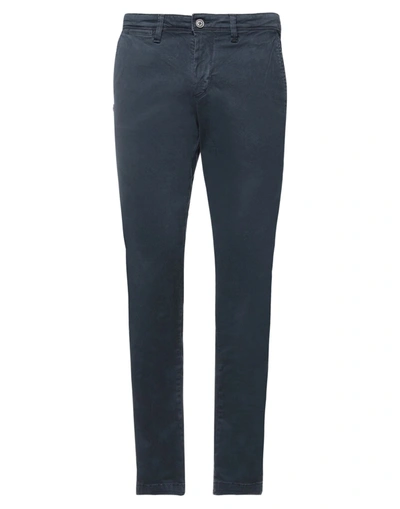Shop Gaudì Man Pants Midnight Blue Size 29 Cotton, Elastane