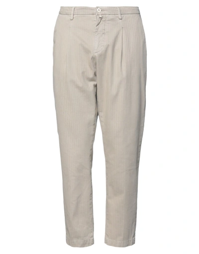 Shop Uniform Man Pants Beige Size 33 Cotton, Elastane