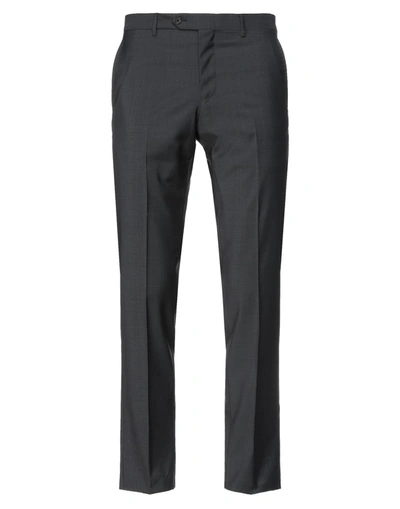 Shop Tombolini Man Pants Steel Grey Size 40 Virgin Wool