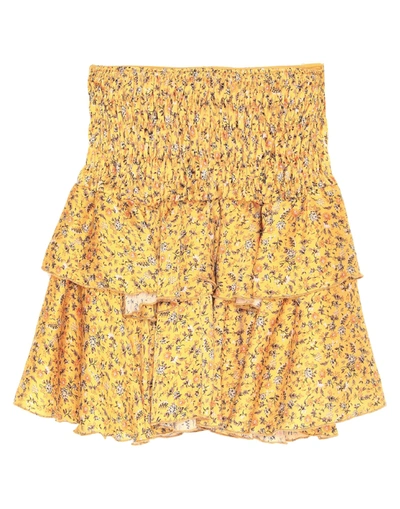 Shop Souvenir Mini Skirts In Ocher
